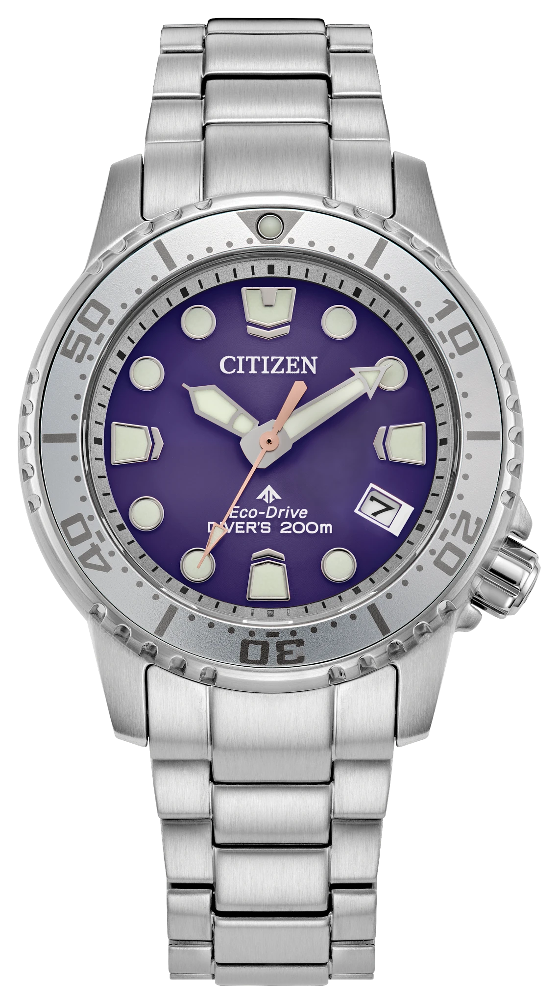 Promaster Dive Purple Dial Stainless Steel Bracelet EO2027-50X